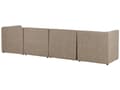 Miniatyrbild 6 av 11: Modular 4-sitssoffa Taupe Manchester Sektionssoffa 4 Delar Soffa Modern Minimalistisk Stil