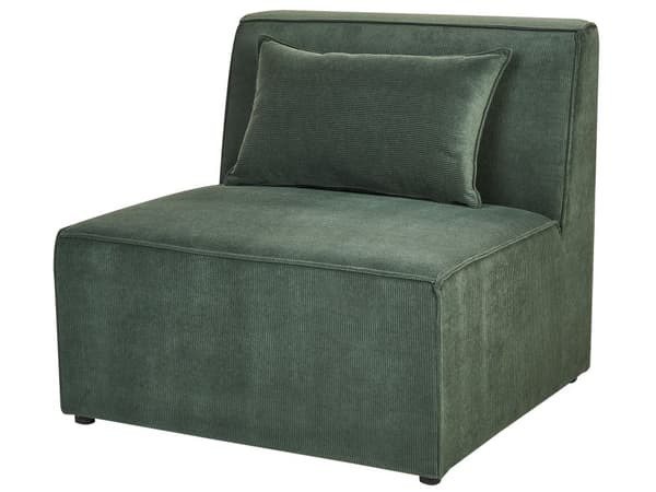 Modulsofa Grøn Fløjl 3 Personers Designer Blød Klassisk Flyder L formet ...