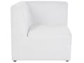 Miniatyrbillede 7 af 11: Modulsofa Off White Fløjl 2 Personers Loveseat Designer Blød Klassisk Flyder Sofa med Høj Ryg Moderne Stue Indretning Høj Kvalitet Stofsofa