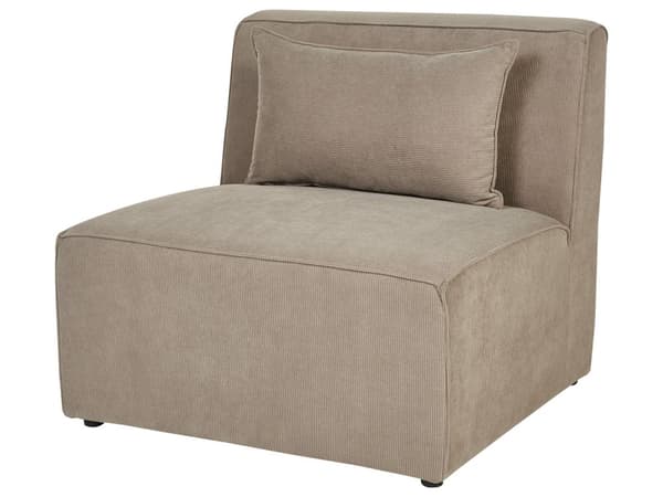 Modulsofa Taupe Fløjl 4 Personers Designer Klassisk Flyder L formet Sofa med Høj Ryg Stue Hjørnesofa med Fodskammel Høj Kvalitet Stofsofa