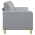 Miniatyrbillede 5 af 10: vidaXL 3-personers sofa 180 cm stof lysegrå