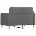 Miniatyrbillede 6 af 10: vidaXL 2-personers sofa 120 cm stof mørkegrå