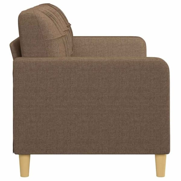 vidaXL 3-personers sofa 180 cm stof brun