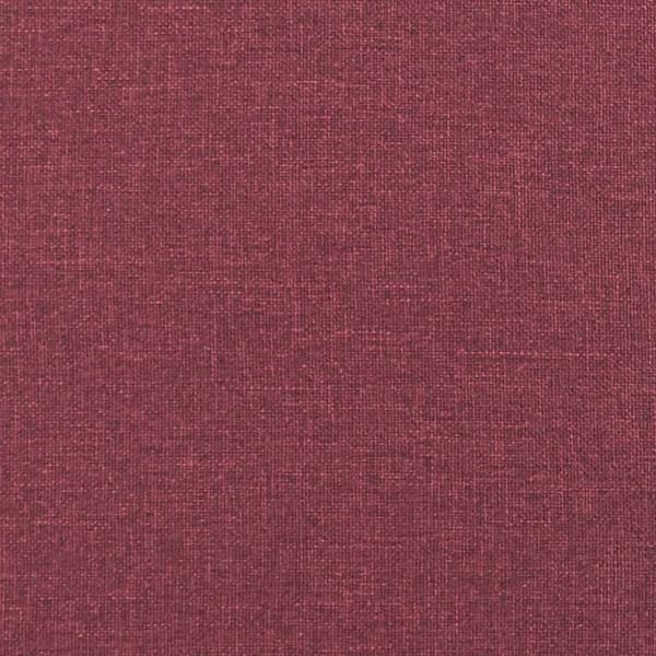 vidaXL 2-personers sofa 120 cm stof vinrød