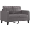 Miniatyrbillede 3 af 10: vidaXL 2-personers sofa 120 cm kunstlæder grå