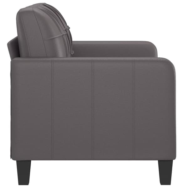 vidaXL 2-personers sofa 120 cm kunstlæder grå