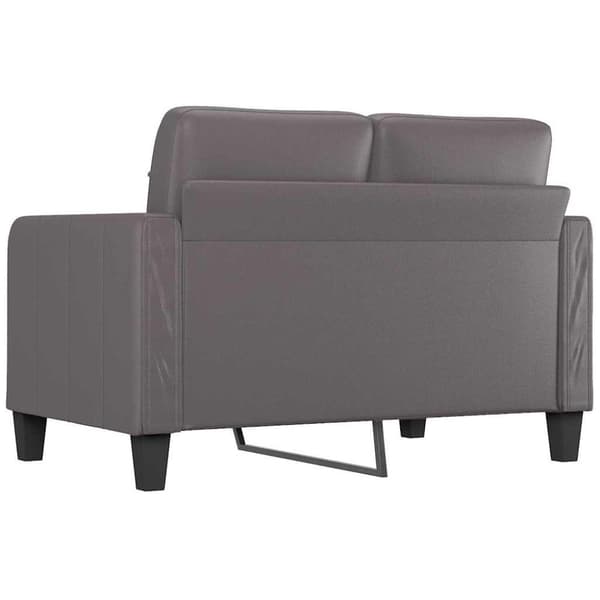 vidaXL 2-personers sofa 120 cm kunstlæder grå