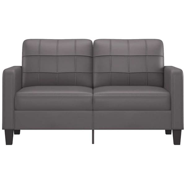 vidaXL 2-personers sofa 140 cm kunstlæder grå