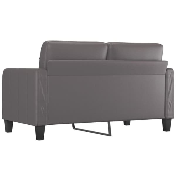 vidaXL 2-personers sofa 140 cm kunstlæder grå
