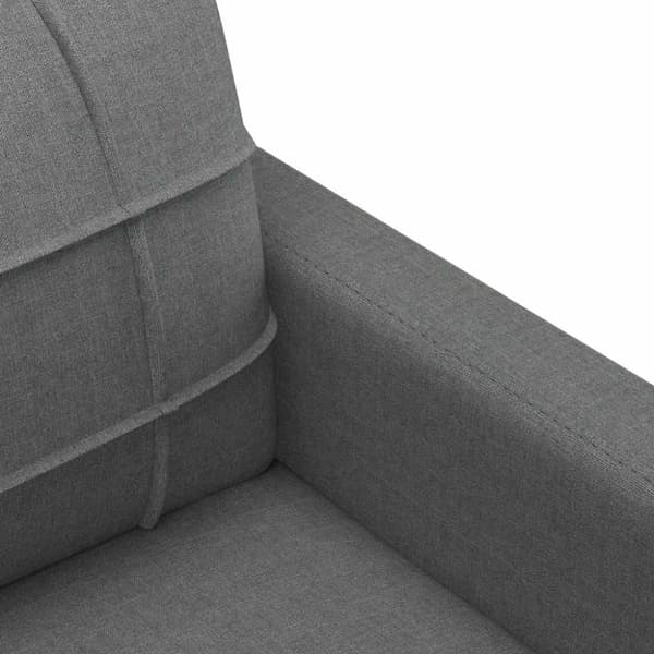 vidaXL lænestol 60 cm stof mørkegrå