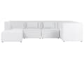 Miniatyrbild 5 av 11: Modular Vänster Hörn 5 Sits Soffa Off-White Manchester med Ottoman Sektionssoffa Modern Design