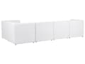 Miniatyrbild 6 av 11: Modular Vänster Hörn 5 Sits Soffa Off-White Manchester med Ottoman Sektionssoffa Modern Design