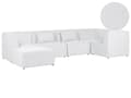 Miniatyrbild 1 av 11: Modular Vänster Hörn 5 Sits Soffa Off-White Manchester med Ottoman Sektionssoffa Modern Design