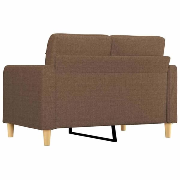 vidaXL 2-personers sofa 120 cm stof brun