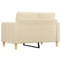 Miniatyrbillede 6 af 10: vidaXL 2-personers sofa 120 cm stof cremefarvet