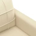 Miniatyrbillede 7 af 10: vidaXL 2-personers sofa 120 cm stof cremefarvet