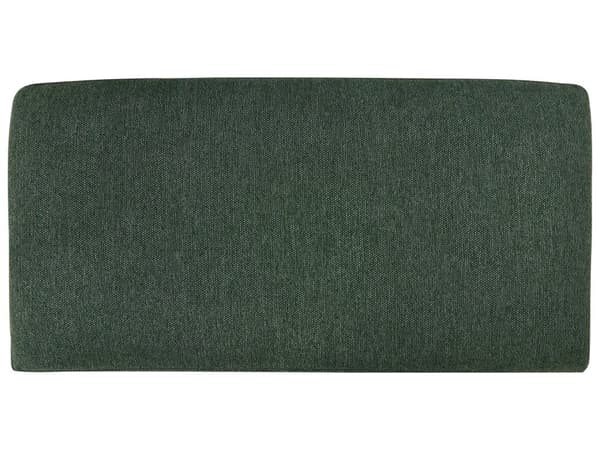 Hörnsoffa Polyester Mörkgrön 192 x 155 Soffa 2-sits stoppad Metallben Vävt tyg Kuddfodrad rygg Minimalistisk Modern