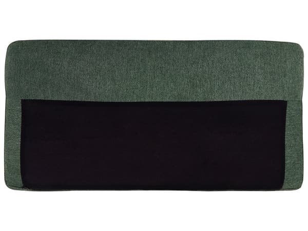 Hörnsoffa Polyester Mörkgrön 192 x 155 Soffa 2-sits stoppad Metallben Vävt tyg Kuddfodrad rygg Minimalistisk Modern