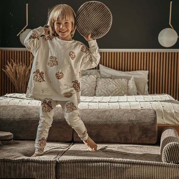 MeowBaby® Soffa Barnsoffa Slimcord, Corduroy