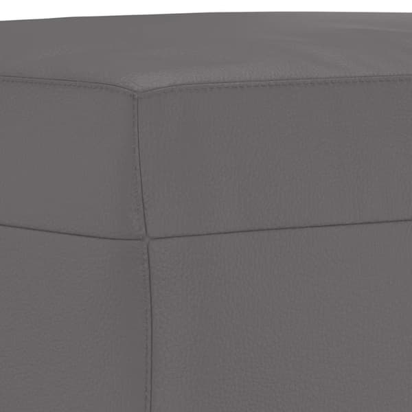 vidaXL sofasæt 3 dele med puder kunstlæder grå