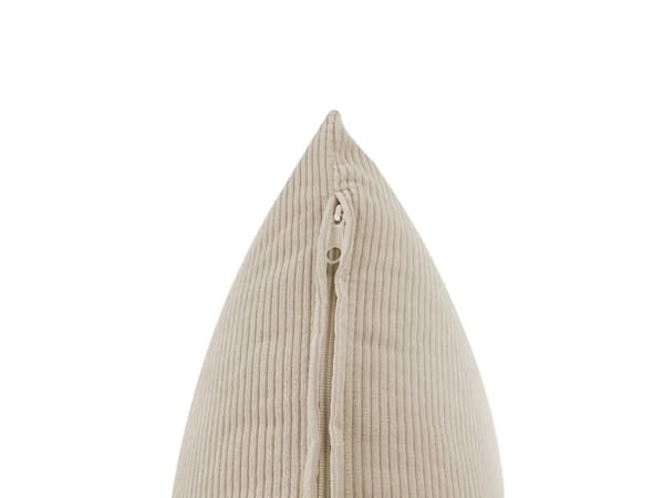Modulær 2-seters Sofa Beige Kordfløyel To-delt sofa Moderne Minimalistisk stil