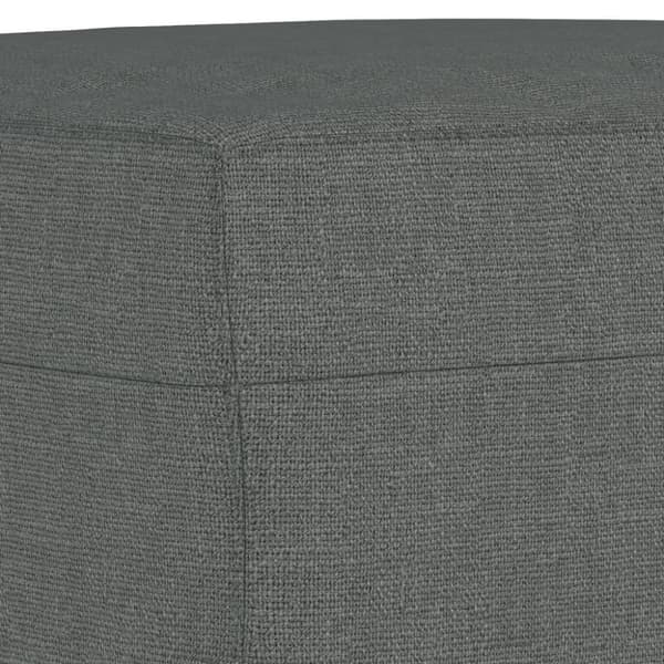 vidaXL sofasæt 4 dele med hynder stof mørkegrå