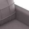 Miniatyrbillede 5 af 8: vidaXL sofasæt 3 dele med hynder kunstlæder grå