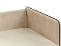 Miniatyrbillede 9 af 11: Hjørnesofa med Chaiselong Beige Velour 3 Personers Sofa L Formet Dyb Sofahjørne Siddemøbel Blød Stofsofa Venstrevendt