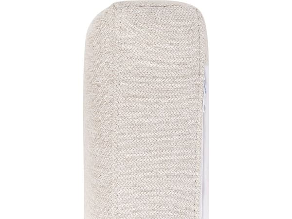 Hjørnesofa Beige Polyester 192 x 155 cm 2-seter Høyrevendt Seksjonssofa Metallben Vevd stoff Minimalistisk Moderne