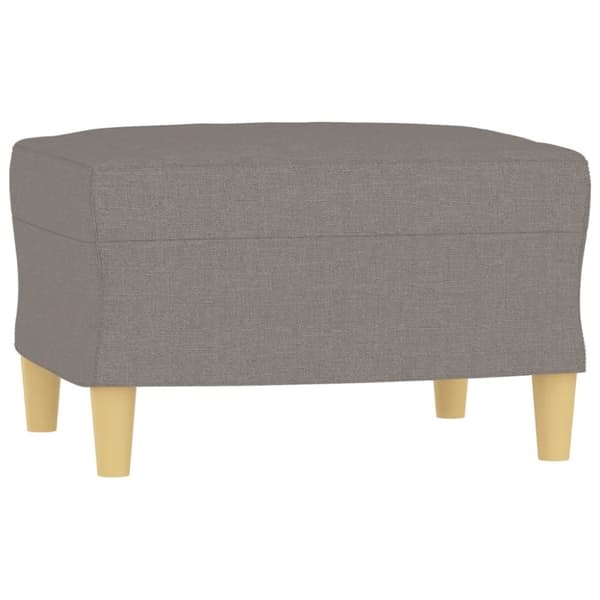 vidaXL sofasæt 3 dele med puder stof gråbrun