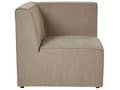 Miniatyrbilde 8 av 11: Modulær 3-seters sofa Taupe Kordfløyel Todelt sofa Moderne Jumbo Cord Minimalistisk stil