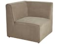 Miniatyrbilde 9 av 11: Modulær 3-seters sofa Taupe Kordfløyel Todelt sofa Moderne Jumbo Cord Minimalistisk stil
