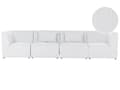 Miniatyrbilde 1 av 11: Sofa med fotskammel Mørkegrønn Kordfløyel 3-seter Modulsofa Ottoman Moderne design Stue