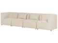 Miniatyrbilde 5 av 11: Modulær 4-seters sofa Beige Kordfløyel sofa Moderne Jumbo Cord Minimalistisk stil