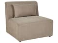 Miniatyrbilde 11 av 11: Modulær 5-seters høyrevendt hjørnesofa taupe kordfløyel med fotskammel seksjonssofa moderne design