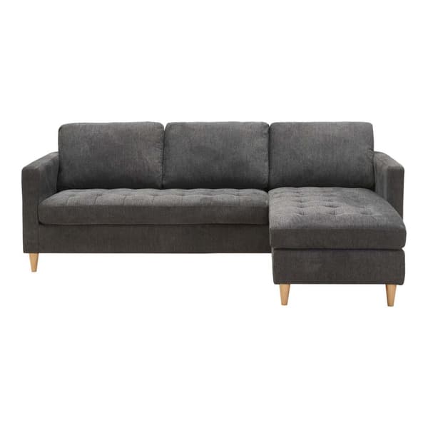 Firenze sjeselongsofa mørkegrå.