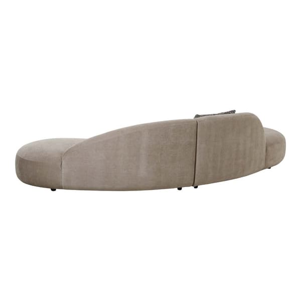 Venice sofa med 2 puter natur.