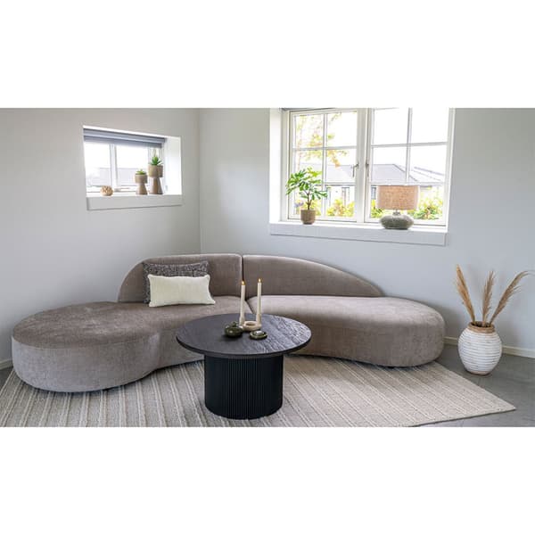 Venice sofa med 2 puter natur.