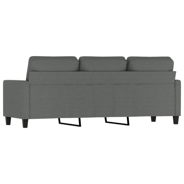 vidaXL 3-personers sofa 180 cm stof mørkegrå