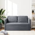 Miniatyrbillede 4 af 11: vidaXL 2-i-1 sovesofa 122x204x55 cm velour mørkegrå