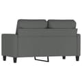Miniatyrbillede 4 af 8: vidaXL 2-personers sofa 120 cm stof mørkegrå
