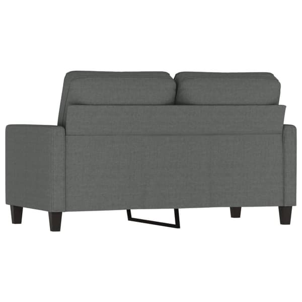 vidaXL 2-personers sofa 120 cm stof mørkegrå