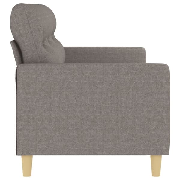 vidaXL 3-personers sofa 180 cm stof gråbrun