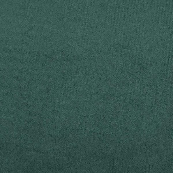 vidaXL Golvbäddsoffa 2-i-1 mörkgrön 122x204x55 cm sammet