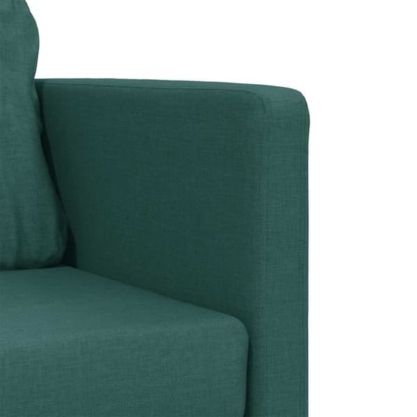 vidaXL 2-i-1 sovesofa 112x174x55 cm stof mørkegrøn
