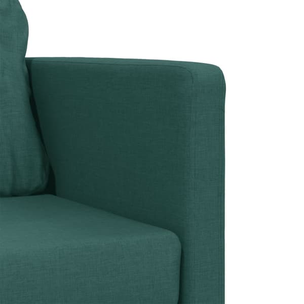 vidaXL Golvbäddsoffa 2-i-1 mörkgrön 112x174x55 cm tyg