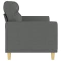 Miniatyrbillede 3 af 8: vidaXL 3-personers sofa 180 cm stof mørkegrå