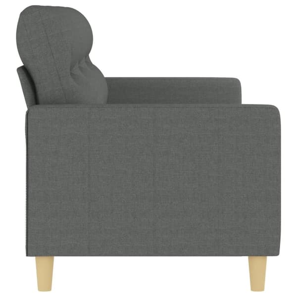 vidaXL 3-personers sofa 180 cm stof mørkegrå