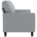 Miniatyrbillede 3 af 8: vidaXL 3-personers sofa 180 cm stof lysegrå