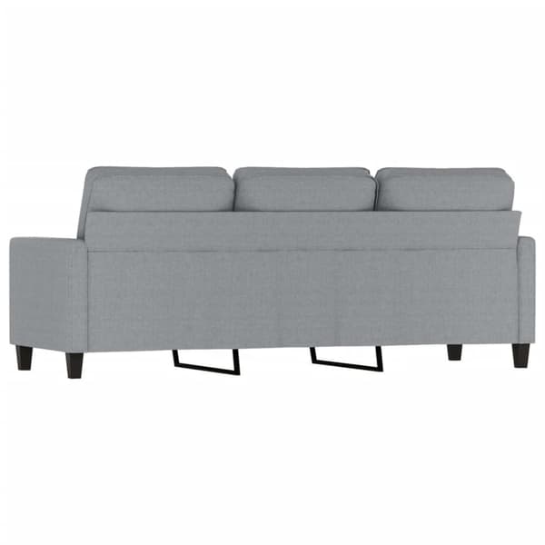 vidaXL 3-personers sofa 180 cm stof lysegrå